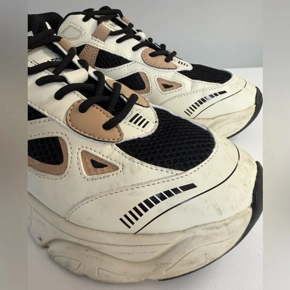 Steve Madden Black and White Sneakers - Picture 6 of 13